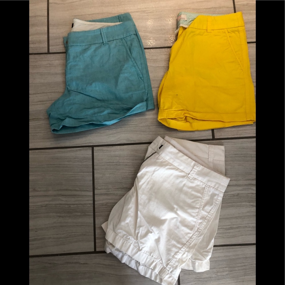 J crew shorts set of 3